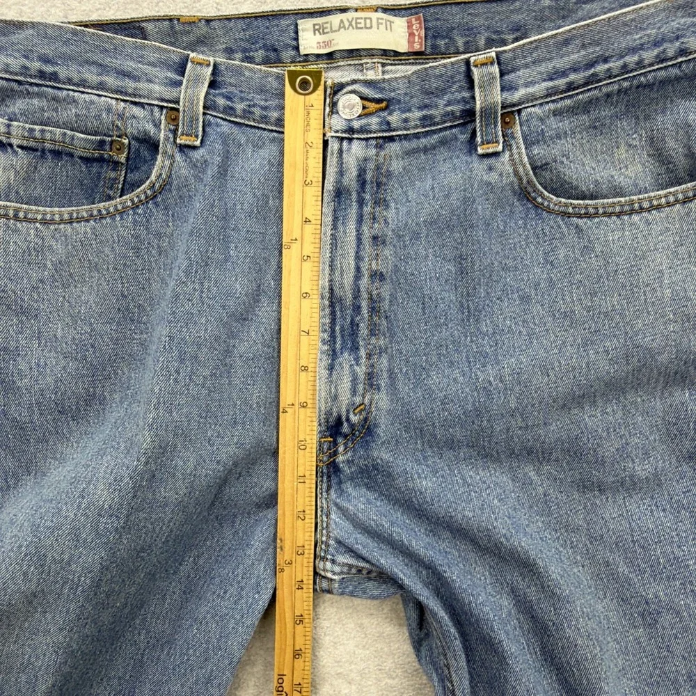 Levis 550 Jeans Mens 40x30 Blue Denim Pants Baggy Loose Taper Relaxed‎ Retro Y2K